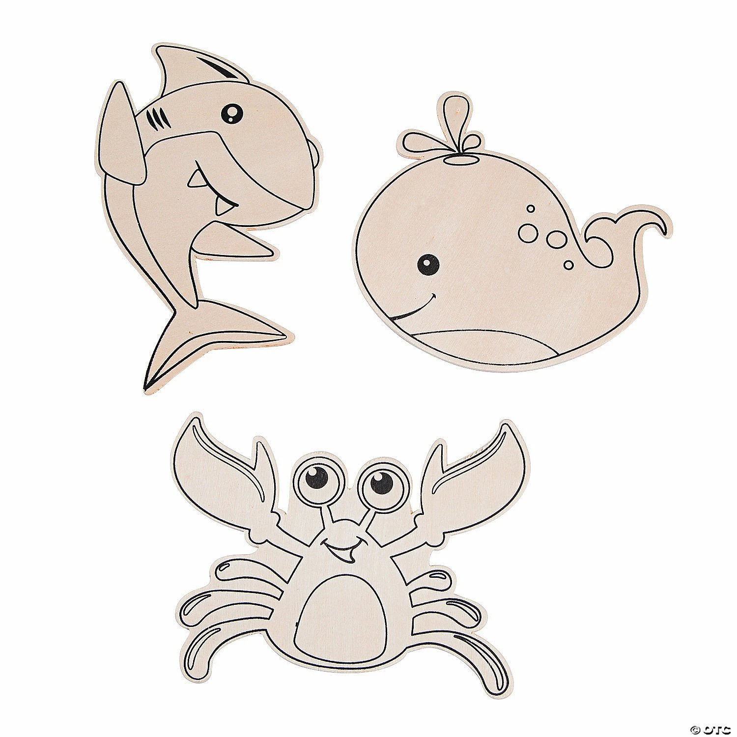 Coupon 💯 Color Your Own Sea Life Shapes - 12 Pc. ⭐ 3 Coupon 💯 Color Your Own Sea Life Shapes - 12 Pc. ⭐