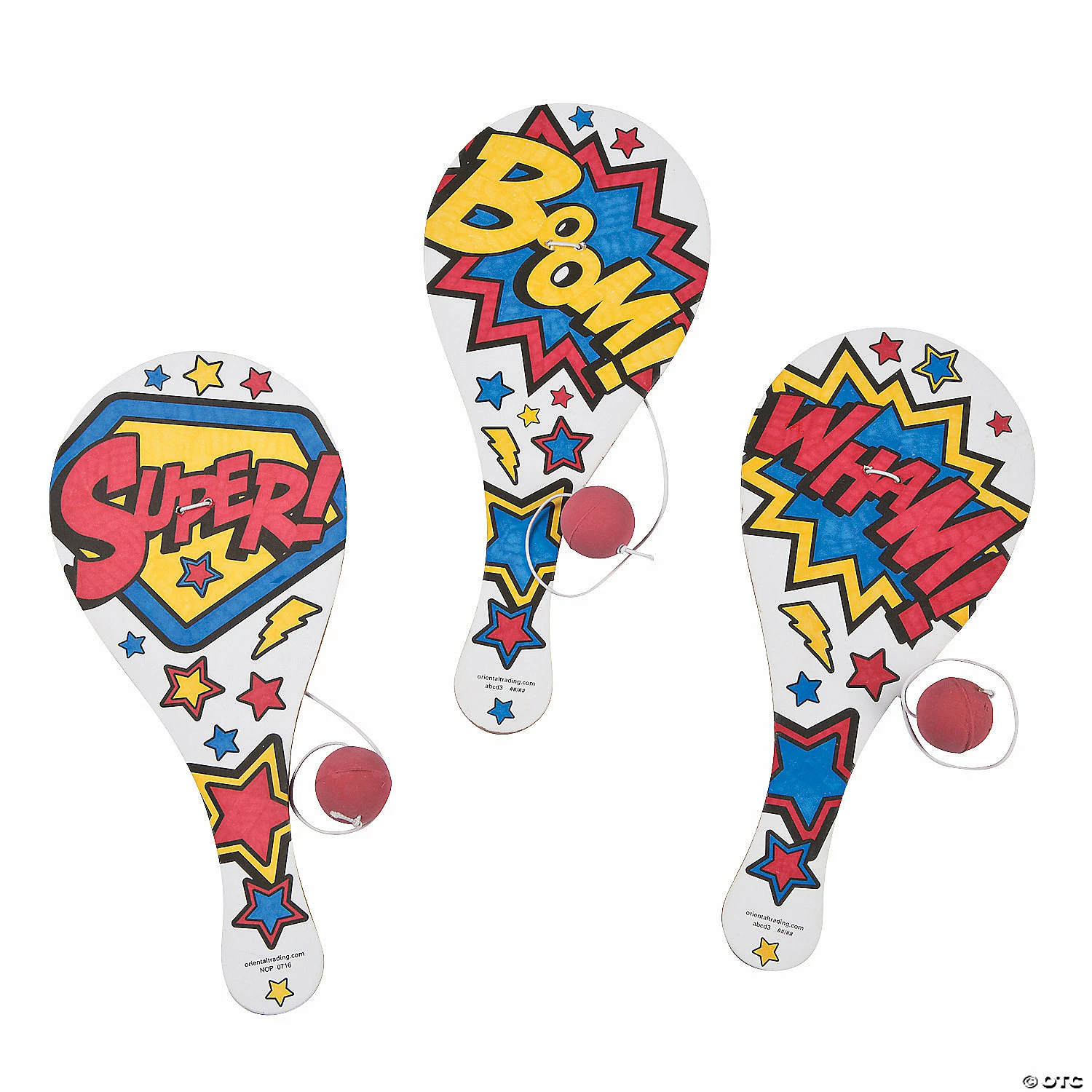 Discount 🥰 Color Your Own Superhero Paddleball Games - 12 Pc. 🌟 4 Discount 🥰 Color Your Own Superhero Paddleball Games - 12 Pc. 🌟 - Image 2