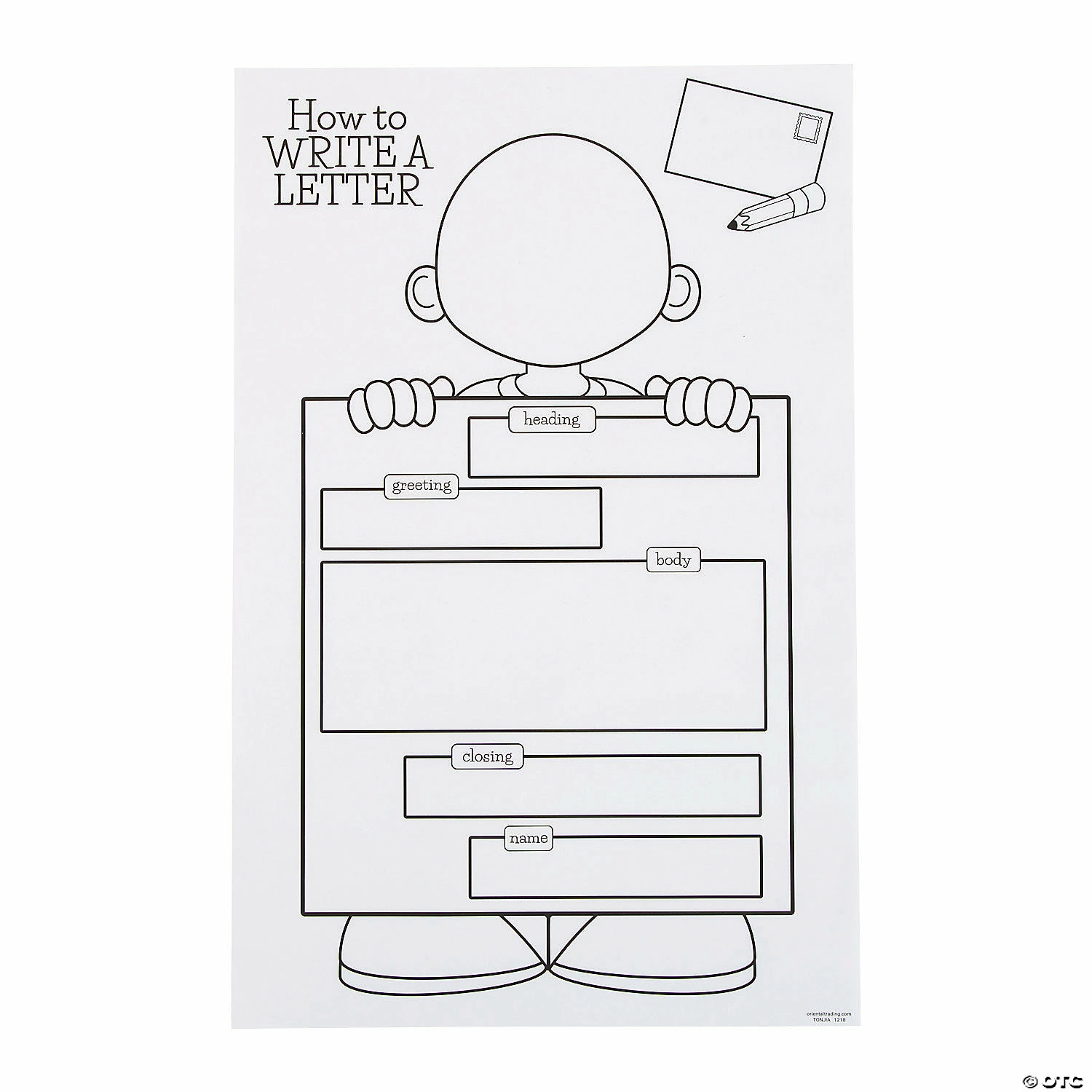 Cheapest ⌛ Color Your Own “Write a Letter” Posters & Jumbo How To Poster - 33 Pc. 🧨 3 Cheapest ⌛ Color Your Own “Write a Letter” Posters & Jumbo How To Poster - 33 Pc. 🧨
