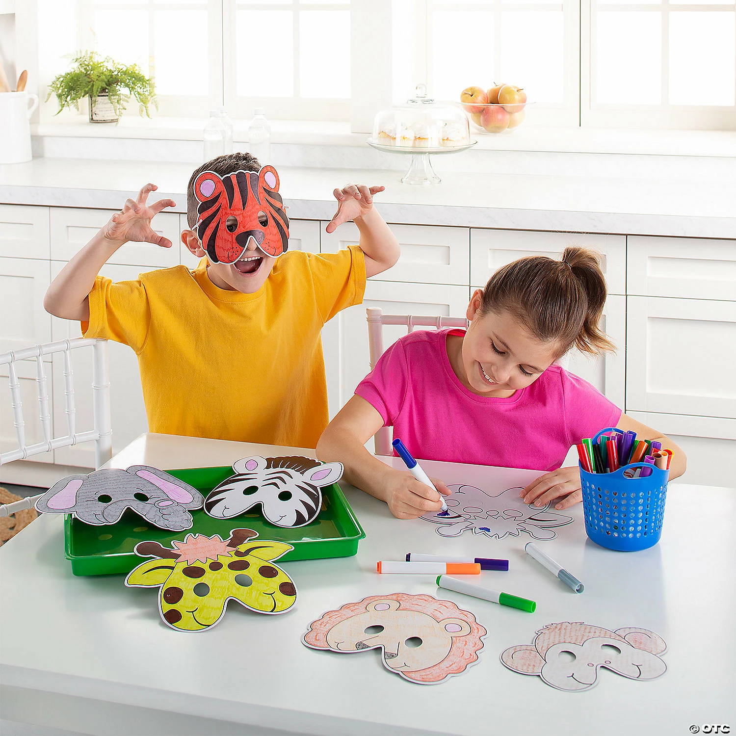 New ๐ Color Your Own Zoo Animal Masks - 12 Pc. โจ 5 New ๐ Color Your Own Zoo Animal Masks - 12 Pc. โจ - Image 3