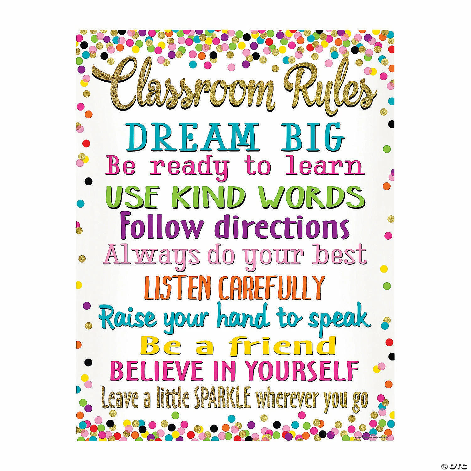 Coupon 👏 Confetti Classroom Posters - 5 Pc. 🤩 7 Coupon 👏 Confetti Classroom Posters - 5 Pc. 🤩 - Image 5
