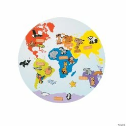 Brand new ⭐ Continents & Animals Sticker Scenes - 12 Pc. 🥰