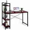 Best reviews of โจ Costway 47.5'' Compact Computer Desk With 4-Tier Storage Bookshelves for Home Office Brown ๐ 2 Best reviews of โจ Costway 47.5'' Compact Computer Desk With 4-Tier Storage Bookshelves for Home Office Brown ๐ -BTSE Shop costway 47 5 compact computer desk with 4 tier storage bookshelves for home office brown14253167NOWA