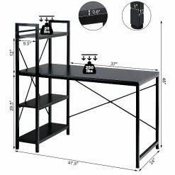 Best reviews of โ Costway 47.5" Computer Desk Writing Desk Study Table Workstation With 4-Tier Shelves ๐ฅฐ 8 Best reviews of โ Costway 47.5" Computer Desk Writing Desk Study Table Workstation With 4-Tier Shelves ๐ฅฐ -BTSE Shop costway 47 5 computer desk writing desk study table workstation with 4 tier shelves14237791 a02NOWA