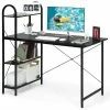 Promo โ๏ธ Costway 48'' Reversible Computer Desk Writing Table Workstation w/ Storage Shelf Black ๐งจ 2 Promo โ๏ธ Costway 48'' Reversible Computer Desk Writing Table Workstation w/ Storage Shelf Black ๐งจ -BTSE Shop costway 48 reversible computer desk writing table workstation w storage shelf black14238187NOWA