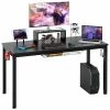 Budget ⭐ Costway 55 inch Gaming Desk Racing Style Computer Desk with Cup Holder & Headphone Hook 🎁 2 Budget ⭐ Costway 55 inch Gaming Desk Racing Style Computer Desk with Cup Holder & Headphone Hook 🎁 -BTSE Shop costway 55 inch gaming desk racing style computer desk with cup holder and headphone hook14271782NOWA