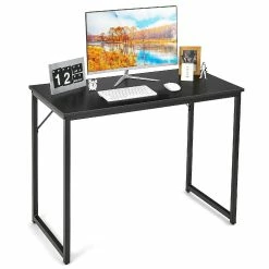 Wholesale ๐ Costway Computer Desk Writing Workstation Study Laptop Table Home Office Black ๐