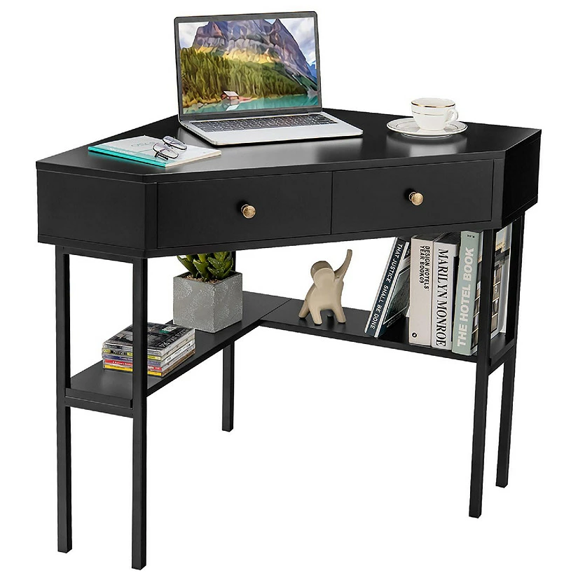 Best reviews of ๐ Costway Corner Computer Desk Writing Workstation Study Desk w/ 2 Drawers Black ๐ 3 Best reviews of ๐ Costway Corner Computer Desk Writing Workstation Study Desk w/ 2 Drawers Black ๐
