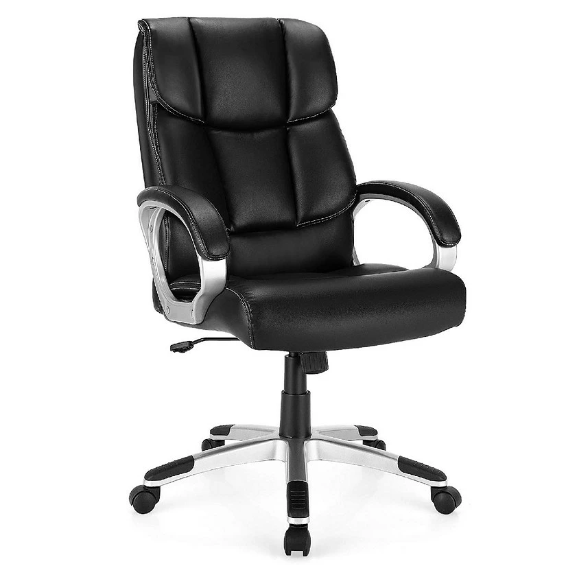Promo ๐ฅ Costway Executive High Back Big & Tall Leather Adjustable Computer Desk Chair โค๏ธ 3 Promo ๐ฅ Costway Executive High Back Big & Tall Leather Adjustable Computer Desk Chair โค๏ธ