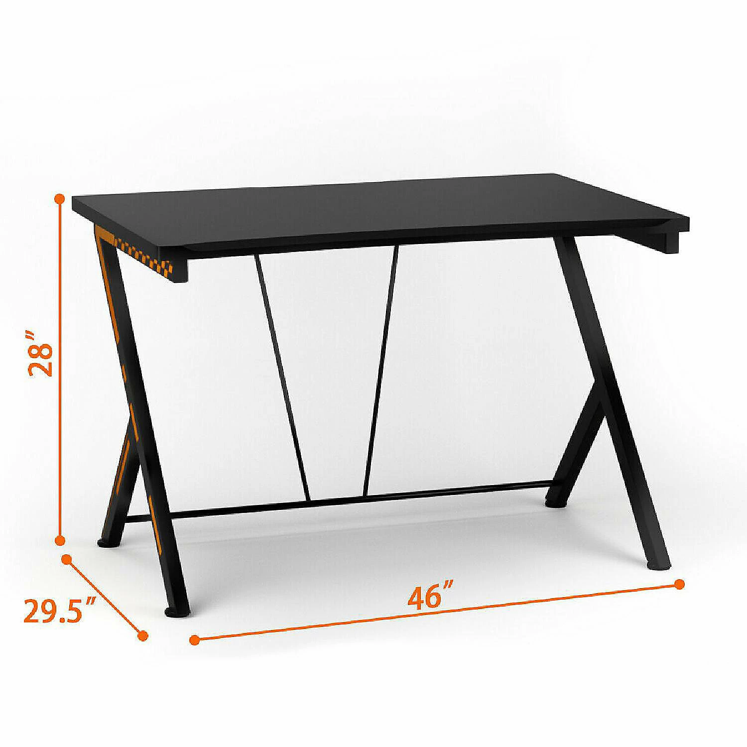 Outlet 🔔 Costway Gaming Desk Computer Desk PC Laptop Table Workstation Home Office Ergonomic New ✔️ 4 Outlet 🔔 Costway Gaming Desk Computer Desk PC Laptop Table Workstation Home Office Ergonomic New ✔️ - Image 2