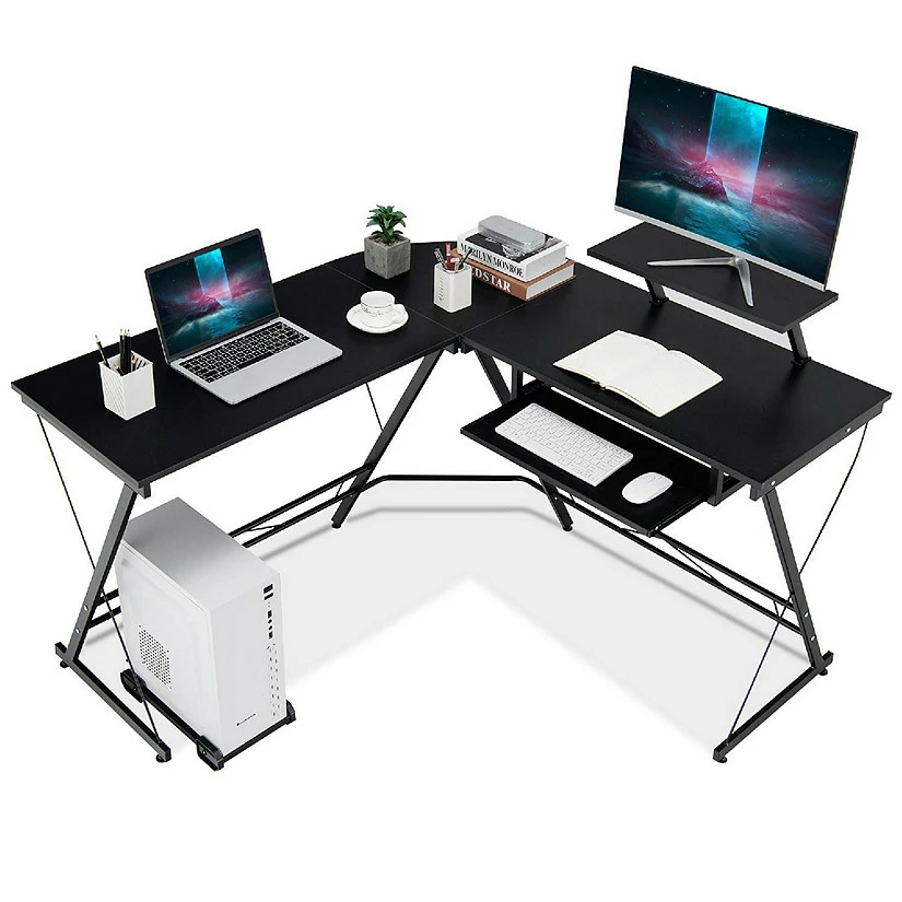 Top 10 โจ Costway L Shaped Computer Desk Home Office Workstation w/ Movable Monitor Stand ๐งจ 3 Top 10 โจ Costway L Shaped Computer Desk Home Office Workstation w/ Movable Monitor Stand ๐งจ