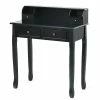 Flash Sale 🔔 Costway Writing Desk Makeup Vanity Table Home Office Computer Desk 4 Drawer Black 🎉 -BTSE Shop costway writing desk makeup vanity table home office computer desk 4 drawer black14238179NOWA