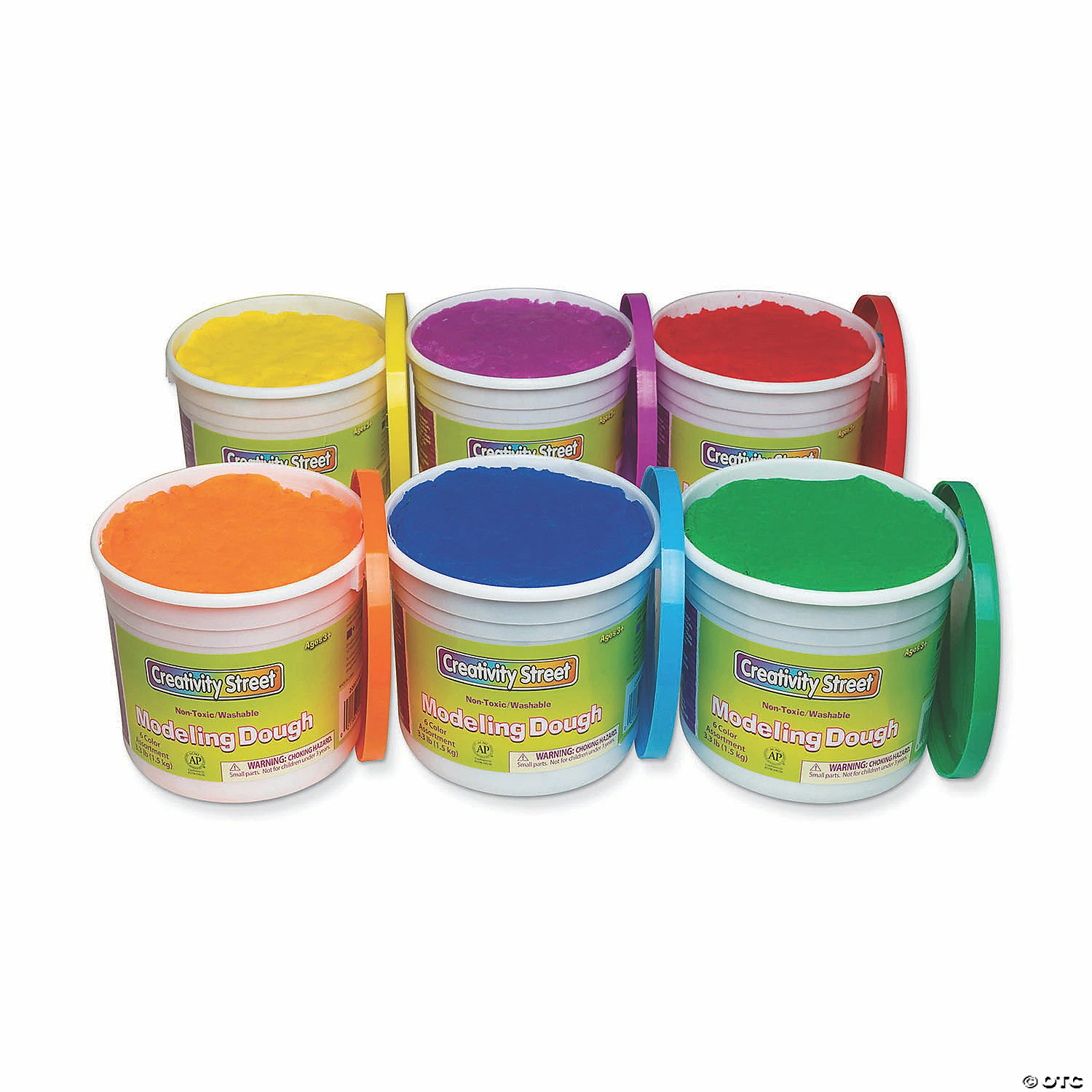 Outlet ⌛ Creativity Street® Modeling Dough, 6 Assorted Colors, 3.3 lb. ea. Color, 6 Pieces 😀 3 Outlet ⌛ Creativity Street® Modeling Dough, 6 Assorted Colors, 3.3 lb. ea. Color, 6 Pieces 😀