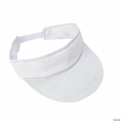 Outlet โจ DIY Cotton White Visors - 12 Pc. ๐
