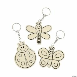 Cheapest ❤️ DIY Unfinished Wood Bug Key Chains - Makes 12 🧨