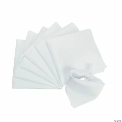 Discount ๐ DIY White Bandanas - 12 Pc. ๐
