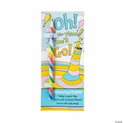 Cheapest ๐งจ Dr. Seussโข Oh, the Places Youโll Go Cards with Pencil - 24 Pc. ๐