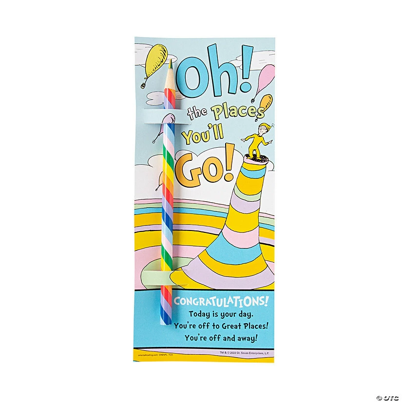 Cheapest 🧨 Dr. Seuss™ Oh, the Places You’ll Go Cards with Pencil - 24 Pc. 🛒 3 Cheapest 🧨 Dr. Seuss™ Oh, the Places You’ll Go Cards with Pencil - 24 Pc. 🛒