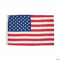 Discount 😀 Durawavez Nylon Outdoor U.S. Flag with Heading & Grommets, 3' x 5' 🧨