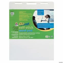 Wholesale ๐ฏ Easel Pad, Self-Adhesive, White, 20" x 23", 25 Sheets ๐
