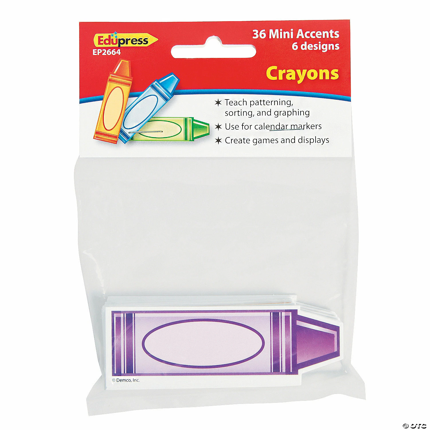 Budget 🎉 Edupress® Crayon Mini Accent Cutouts - 36 Pc. 🎉 5 Budget 🎉 Edupress® Crayon Mini Accent Cutouts - 36 Pc. 🎉 - Image 3