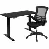 Hot Sale โญ Emma + Oliver Black Electric Height Adjustable Standing Desk with Mesh Executive Chair ๐ 1 Hot Sale โญ Emma + Oliver Black Electric Height Adjustable Standing Desk with Mesh Executive Chair ๐ -BTSE Shop emma oliver black electric height adjustable standing desk with mesh executive chair14314891NOWA