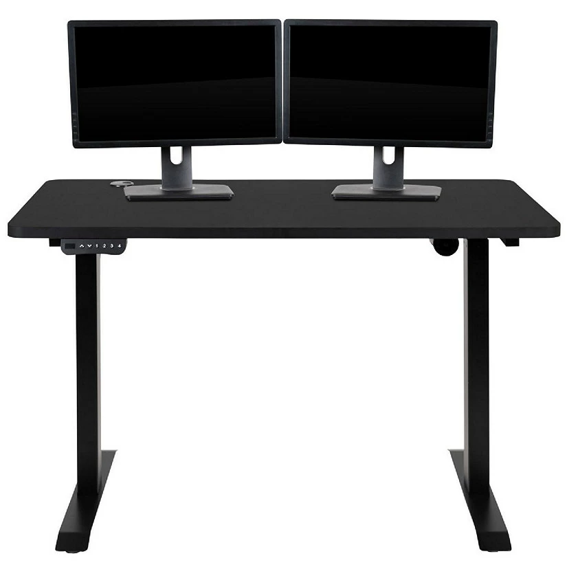 Outlet ๐ Emma + Oliver Electric Height Adjustable Standing Desk - 48" Wide x 24" Deep (Black) ๐ 3 Outlet ๐ Emma + Oliver Electric Height Adjustable Standing Desk - 48" Wide x 24" Deep (Black) ๐