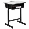 Promo โค๏ธ Emma + Oliver Grey Student Desk with Adjustable Height Black Pedestal Frame ๐ 2 Promo โค๏ธ Emma + Oliver Grey Student Desk with Adjustable Height Black Pedestal Frame ๐ -BTSE Shop emma oliver grey student desk with adjustable height black pedestal frame14314974NOWA