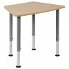 Cheap โญ Emma + Oliver Hex Natural Collaborative Adjustable Student Desk - Home and Classroom โจ 2 Cheap โญ Emma + Oliver Hex Natural Collaborative Adjustable Student Desk - Home and Classroom โจ -BTSE Shop emma oliver hex natural collaborative adjustable student desk home and classroom14314988NOWA