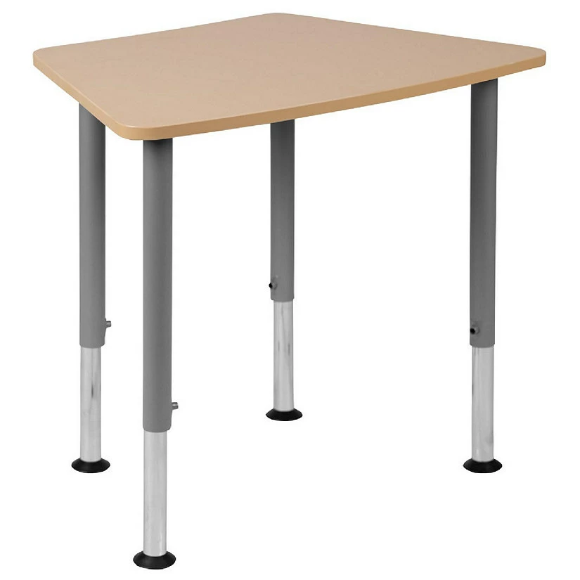 Cheap ⭐ Emma + Oliver Hex Natural Collaborative Adjustable Student Desk - Home and Classroom ✨ 3 Cheap ⭐ Emma + Oliver Hex Natural Collaborative Adjustable Student Desk - Home and Classroom ✨