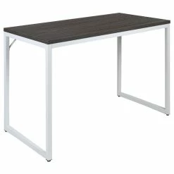 Coupon ๐ Emma + Oliver Industrial Modern Desk-47"L Commercial Grade Home Office Desk-Rustic Gray/White ๐