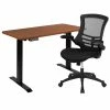 Buy 😍 Emma + Oliver Mahogany Electric Height Adjustable Standing Desk with Mesh Executive Chair ⭐ 1 Buy 😍 Emma + Oliver Mahogany Electric Height Adjustable Standing Desk with Mesh Executive Chair ⭐ -BTSE Shop emma oliver mahogany electric height adjustable standing desk with mesh executive chair14314976NOWA