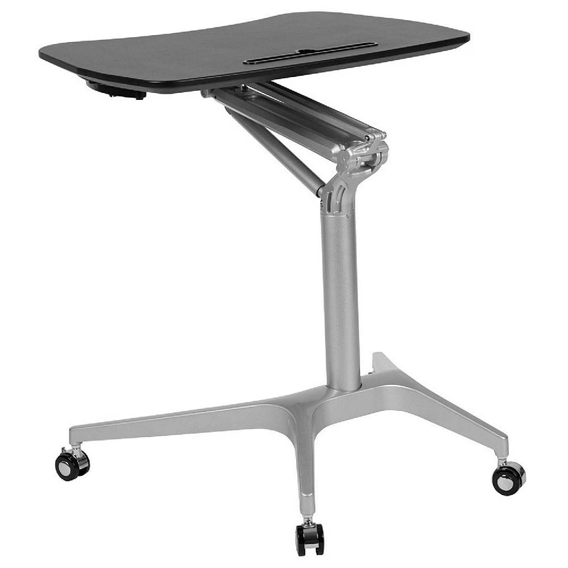 Promo π Emma + Oliver Mobile Sit-Down, Stand-Up Black Ergonomic Computer Desk - Standing Desk 𧨠3 Promo π Emma + Oliver Mobile Sit-Down, Stand-Up Black Ergonomic Computer Desk - Standing Desk π§¨