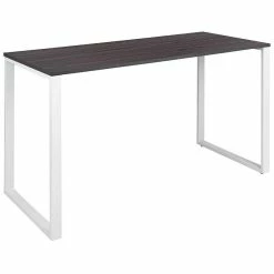 Best reviews of ๐ Emma + Oliver Modern Commercial Grade Desk Industrial Style Computer Desk Sturdy Home Office Desk - 55" Length (Rustic Gray) ๐