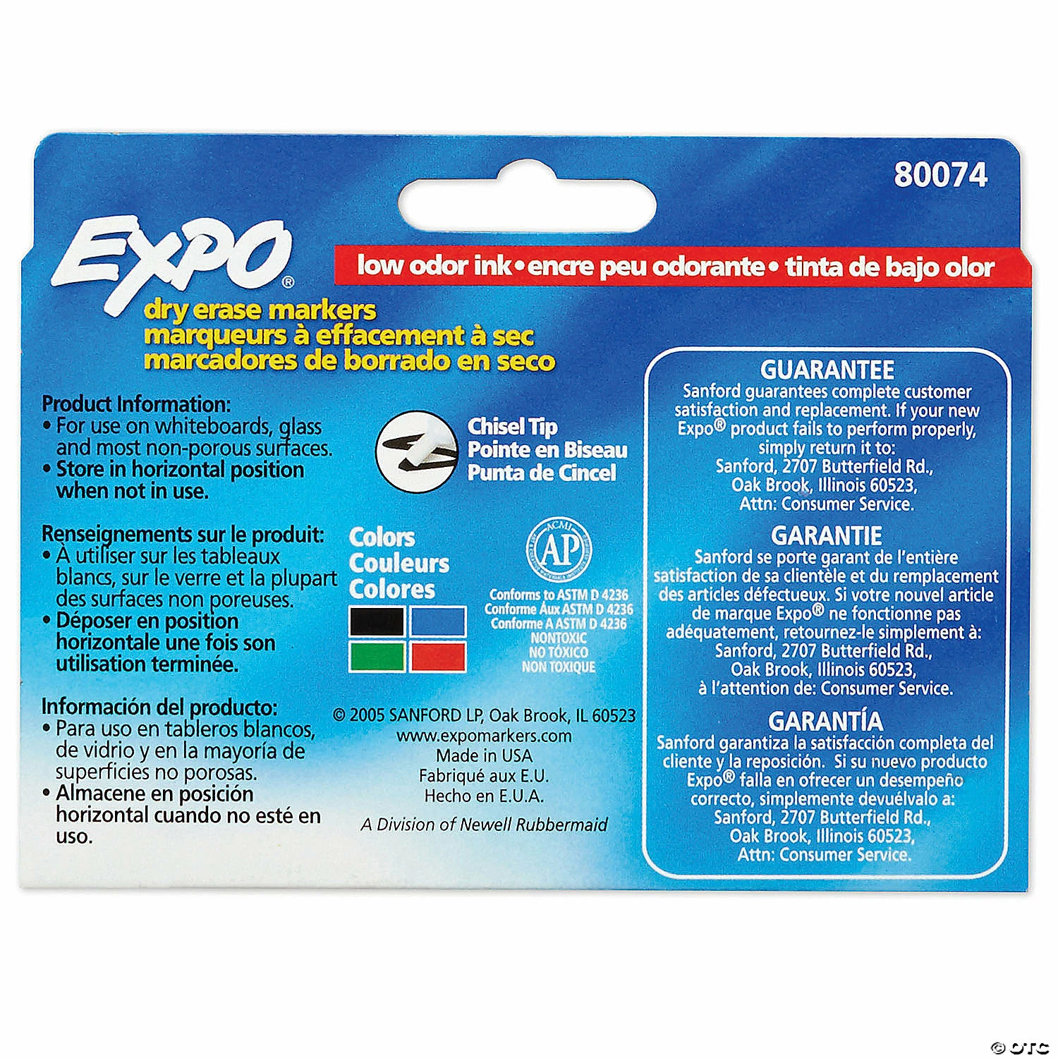 Best Sale 🥰 EXPO Low Odor Dry Erase Markers, Assorted, 4 Per Pack, 2 Packs 🎉 5 Best Sale 🥰 EXPO Low Odor Dry Erase Markers, Assorted, 4 Per Pack, 2 Packs 🎉 - Image 3