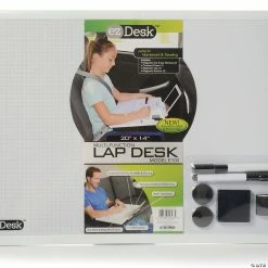 Promo 😍 EzDesk, 14.17” x 19.68’ Magnetic Dry Erase Lap Desk 🥰