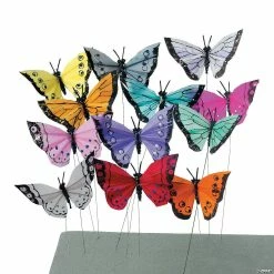 Promo ⌛ Feather Butterflies - 12 Pc. 🎁