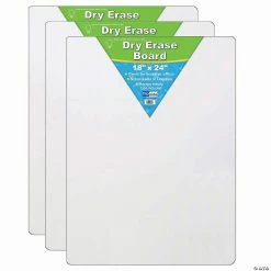 Promo 🧨 Flipside Dry Erase Board, 18" x 24", Pack of 3 🥰