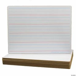 Brand new ๐ Flipside Two-Sided Dry Erase Board, Plain/Ruled, 9" x 12", Classpack of 12 ๐