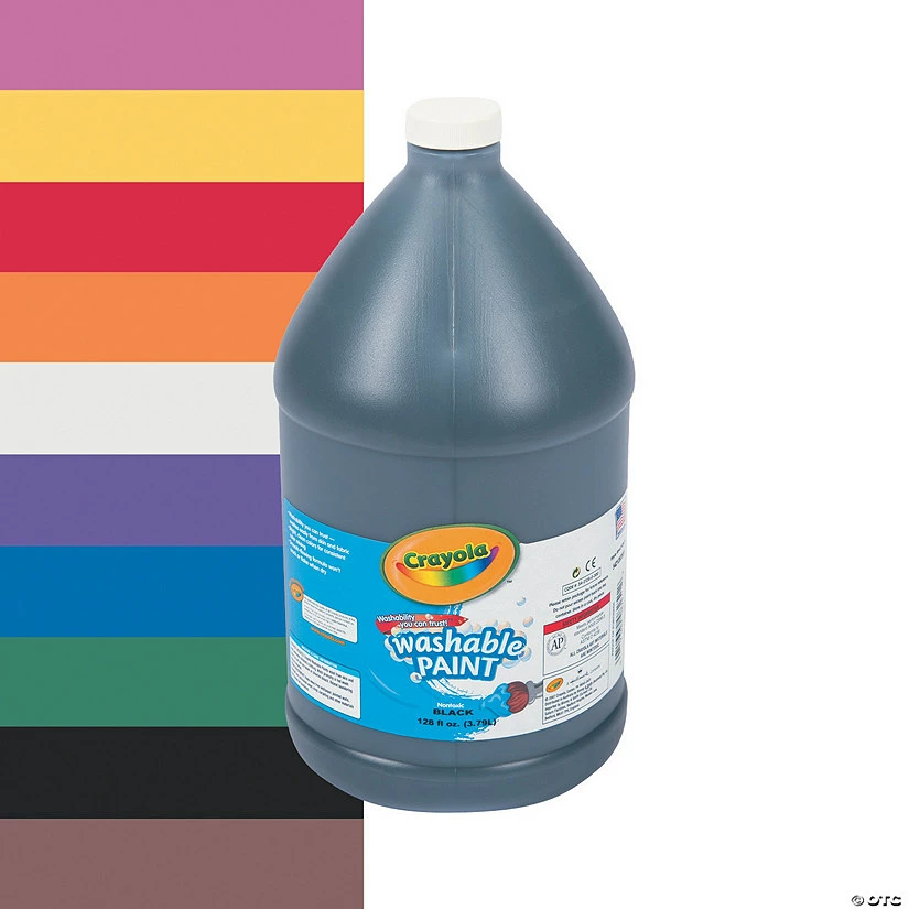 Cheap 💯 Gallon Crayola® Washable Paint 🥰 3 Cheap 💯 Gallon Crayola® Washable Paint 🥰