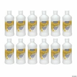Top 10 ⭐ Handy Art® Little Masters™ Washable Tempera Paint, 16 oz, White, Pack of 12 ✔️