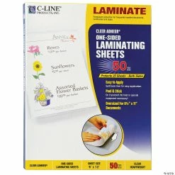 Buy 😉 Heavyweight Cleer Adheer® Laminating Sheets, Clear, 9" x 12", Box of 50 👏