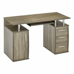 Budget ๐ HOMCOM 47" Computer Desk with Keyboard Tray and Storage Drawers Home Office Workstation Table with Storage Shelves Grey ๐ 7 Budget ๐ HOMCOM 47" Computer Desk with Keyboard Tray and Storage Drawers Home Office Workstation Table with Storage Shelves Grey ๐ -BTSE Shop homcom 47 computer desk with keyboard tray and storage drawers home office workstation table with storage shelves grey14225511 a01NOWA