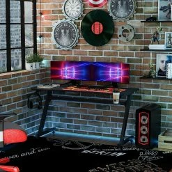 Cheapest ๐ HOMCOM 55" Gaming Desk Home Office Computer Desk Gamer Workstation with Cup Holder Headphone Hook and Cable Management Black โจ 7 Cheapest ๐ HOMCOM 55" Gaming Desk Home Office Computer Desk Gamer Workstation with Cup Holder Headphone Hook and Cable Management Black โจ -BTSE Shop homcom 55 gaming desk home office computer desk gamer workstation with cup holder headphone hook and cable management black14225411 a01NOWA