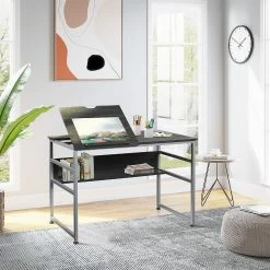 Flash Sale ๐คฉ HOMCOM Drafting Table Adjustable Drawing Desk Multifunctional Writing Desk with 15 Level Tiltable Tabletop and Storage Shelf for Home Office Black ๐ 8 Flash Sale ๐คฉ HOMCOM Drafting Table Adjustable Drawing Desk Multifunctional Writing Desk with 15 Level Tiltable Tabletop and Storage Shelf for Home Office Black ๐ -BTSE Shop homcom drafting table adjustable drawing desk multifunctional writing desk with 15 level tiltable tabletop and storage shelf for home office black14225372 a02NOWA