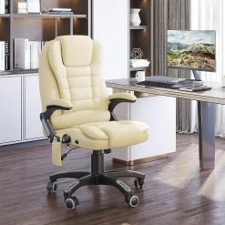 Best Sale ๐ HomCom High Back Executive Massage Office Chair Faux Leather Heated Reclining Desk Chair with 6 Point Vibration Adjustable Height Cream White ๐ 8 Best Sale ๐ HomCom High Back Executive Massage Office Chair Faux Leather Heated Reclining Desk Chair with 6 Point Vibration Adjustable Height Cream White ๐ -BTSE Shop homcom high back executive massage office chair faux leather heated reclining desk chair with 6 point vibration adjustable height cream white14225455 a02NOWA