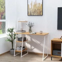 Coupon ๐ HOMCOM Home Office Computer Desk Study Writing Table Workstation with 3 Tier Open Storage Shelves Large Desktop and Metal X Bar Frame Natural/White ๐ 7 Coupon ๐ HOMCOM Home Office Computer Desk Study Writing Table Workstation with 3 Tier Open Storage Shelves Large Desktop and Metal X Bar Frame Natural/White ๐ -BTSE Shop homcom home office computer desk study writing table workstation with 3 tier open storage shelves large desktop and metal x bar frame natural white14225503 a01NOWA