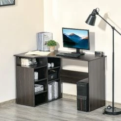 Buy ๐ฏ HOMCOM L Shaped Corner Home Office Computer Desk Study Table PC Workstation with Storage Shelf Space Saving Black Wood Grain ๐ 9 Buy ๐ฏ HOMCOM L Shaped Corner Home Office Computer Desk Study Table PC Workstation with Storage Shelf Space Saving Black Wood Grain ๐ -BTSE Shop homcom l shaped corner home office computer desk study table pc workstation with storage shelf space saving black wood grain14225214 a03NOWA