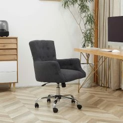 Wholesale ๐ฏ HOMCOM Mid Back Modern Home Office Chair with Tufted Button Design and Padded Armrests Swivel Computer Desk Chair for Study Living Room Bedroom Carbon Black ๐ 8 Wholesale ๐ฏ HOMCOM Mid Back Modern Home Office Chair with Tufted Button Design and Padded Armrests Swivel Computer Desk Chair for Study Living Room Bedroom Carbon Black ๐ -BTSE Shop homcom mid back modern home office chair with tufted button design and padded armrests swivel computer desk chair for study living room bedroom carbon black14225481 a02NOWA