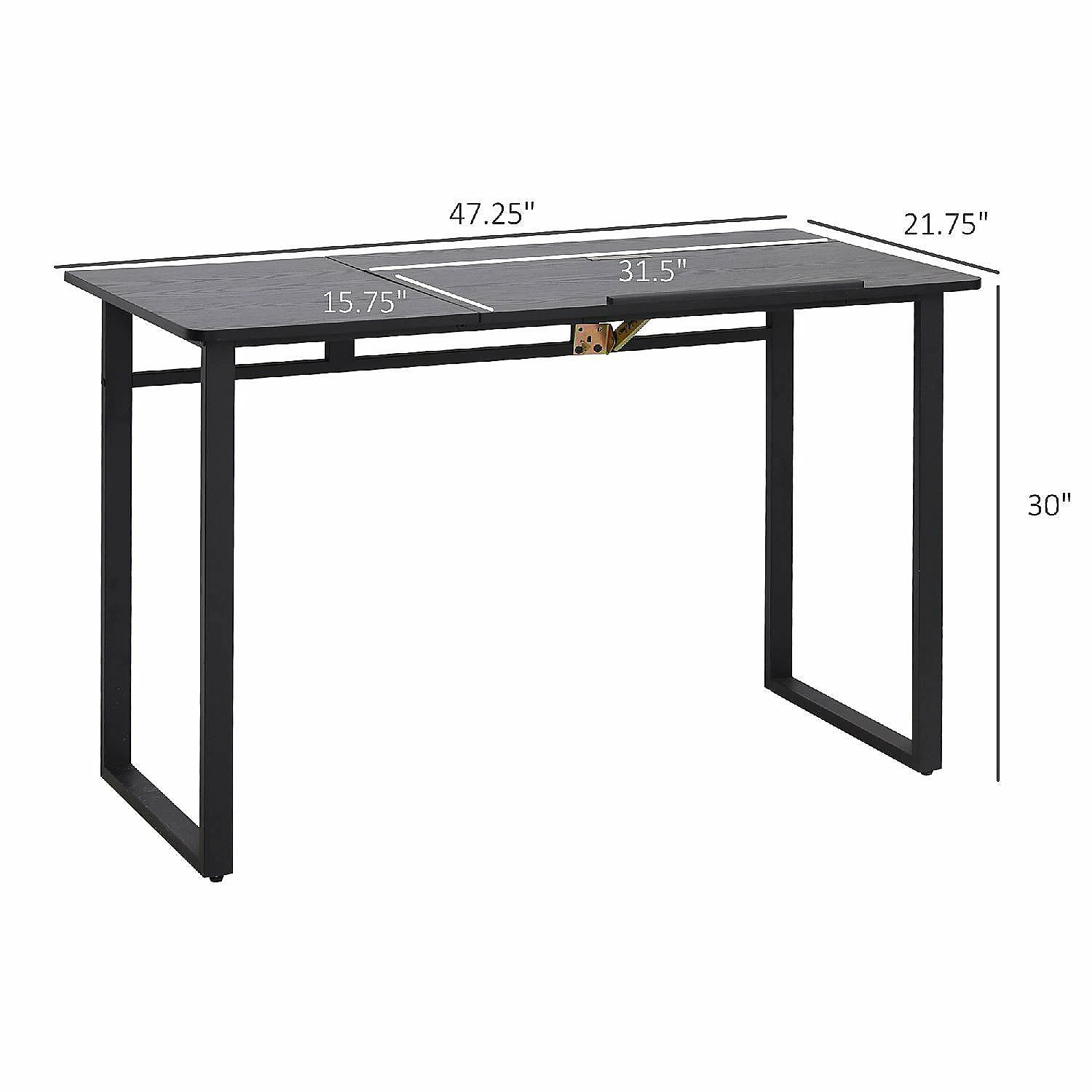 Deals ๐ฅฐ HOMCOM Modern Drafting Drawing Table with Adjustable Tiltable Tabletop Writing Office Desk Artist Workstation Black ๐ 6 Deals ๐ฅฐ HOMCOM Modern Drafting Drawing Table with Adjustable Tiltable Tabletop Writing Office Desk Artist Workstation Black ๐ - Image 4